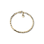 Bracciale a Chicchi con Pendente Logo Unoaerre