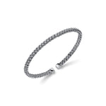 Bracciale Rigido a Maglia con Zirconi Unoaerre