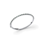 Bracciale Rigido Sottile con Zirconi Unoaerre