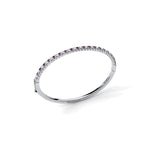 Bracciale Rigido Bangle Sottile con Zirconi Unoaerre