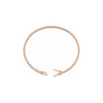 Bracciale Oro Rosa Diamante Naturale 1.02ct