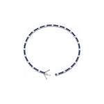 Bracciale Oro Bianco Zaffiro Naturale 0.38ct
