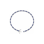 Bracciale Oro Bianco Zaffiro Naturale 0.24ct