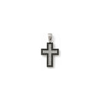 Ciondolo Oro Bianco Diamante Naturale 0.38ct