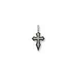 Ciondolo Oro Bianco Diamante Naturale 0.10ct