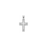 Ciondolo Oro Bianco Diamante Naturale 0.23ct