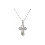 Collana Oro Bianco Diamante Naturale 0.30ct