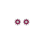 Orecchini Oro Bianco Diamante Naturale 0.36ct