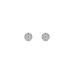 Orecchini Oro Bianco Diamante Naturale 1.10ct