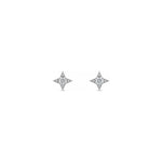 Orecchini Oro Bianco Diamante Naturale 0.28ct