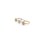 Anello Disco Oro 18 Carati Urigold
