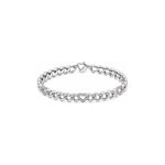 Bracciale Grumetta con Cuori di Zirconi Oro 18 Carati Urigold