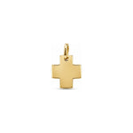 Ciondolo Croce Lucida Oro 18 Carati Urigold