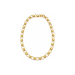 Collana a Maglie Tonde con Nodi a Sfere Oro 18 Carati Urigold