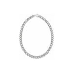 Collana Grumetta con Cuori di Zirconi Oro 18 Carati Urigold