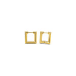 Orecchini Quadrati Oro 18 Carati Urigold