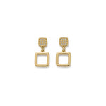 Orecchini Quadrati Oro 18 Carati Urigold