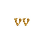 Orecchini Triangolo Oro 18 Carati Urigold