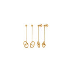 Orecchini Cuore Oro 18 Carati Urigold