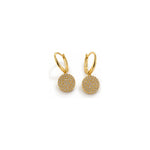 Orecchini Disco Oro 18 Carati Urigold