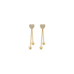 Orecchini Cuore Oro 18 Carati Urigold