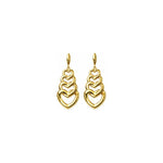 Orecchini Cuori Oro 18 Carati Urigold