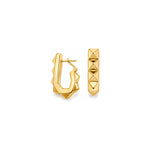 Orecchini Quadrati Oro 18 Carati Urigold