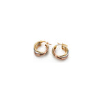 Orecchini Torchon Oro 18 Carati Urigold
