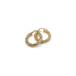 Orecchini Torchon Oro 18 Carati Urigold