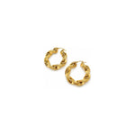 Orecchini Torchon Oro 18 Carati Urigold