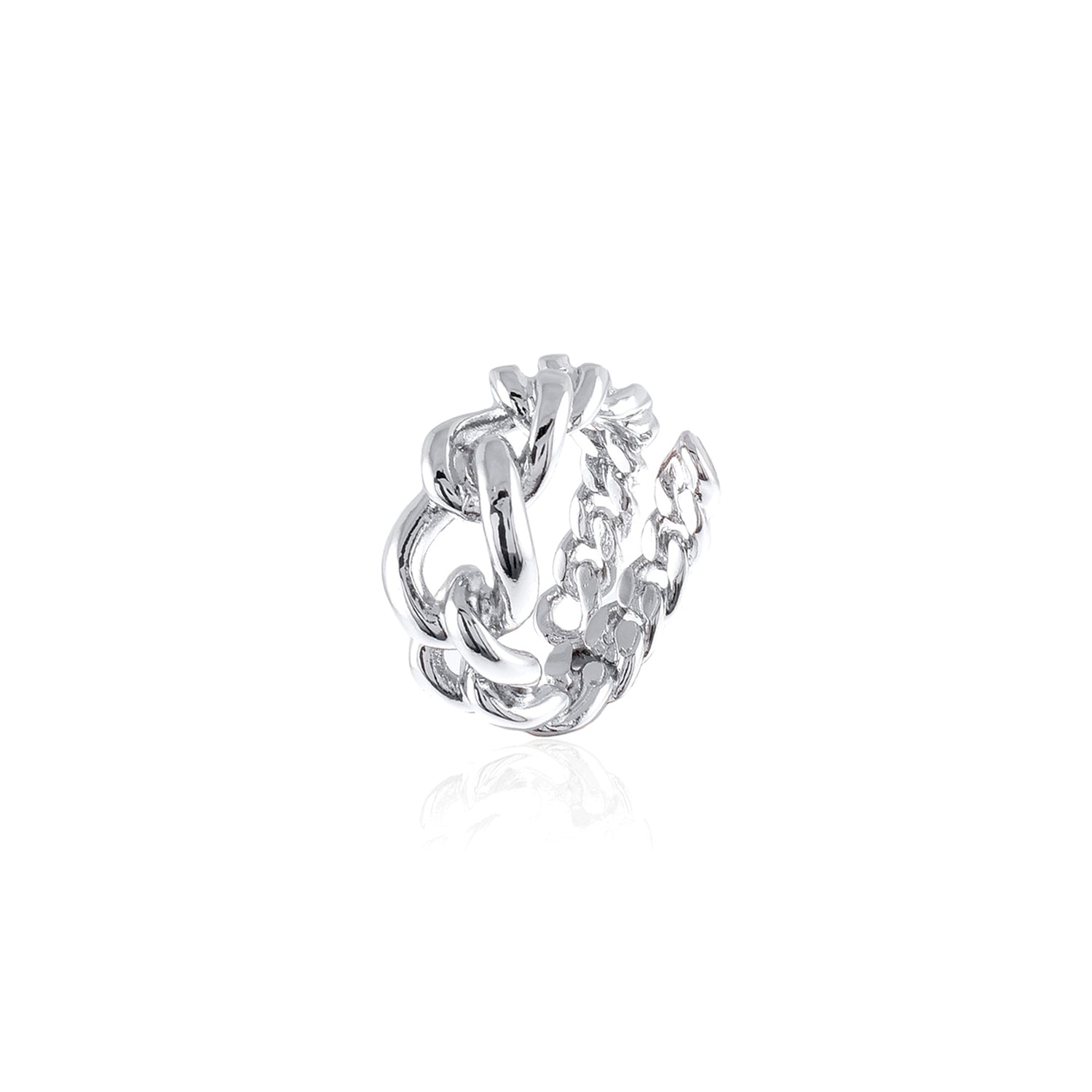 Anello Aperto di Catena Grumetta Scalare Unoaerre
