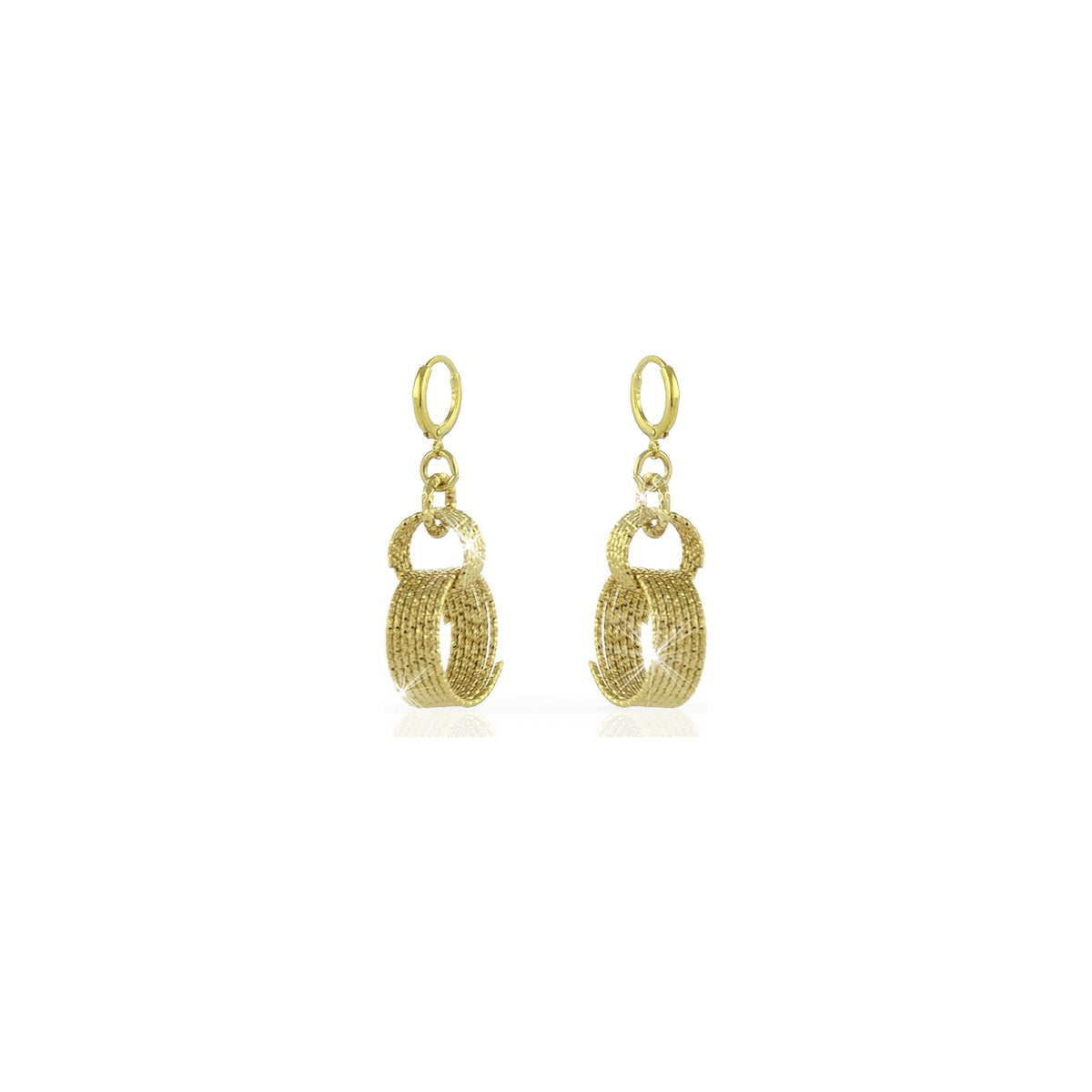 Orecchini in Ottone Dorato Unoaerre