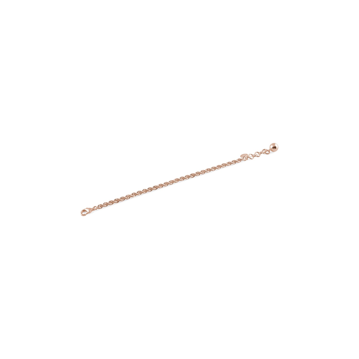 Bracciale di Catena in Maglia Corda con Chiusura a Moschettone Unoaerre