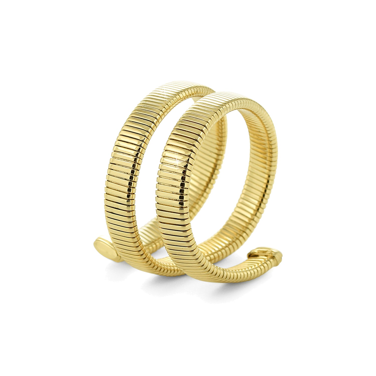 Bracciale Rigido a Tre Giri in Maglia Tubogas Unoaerre