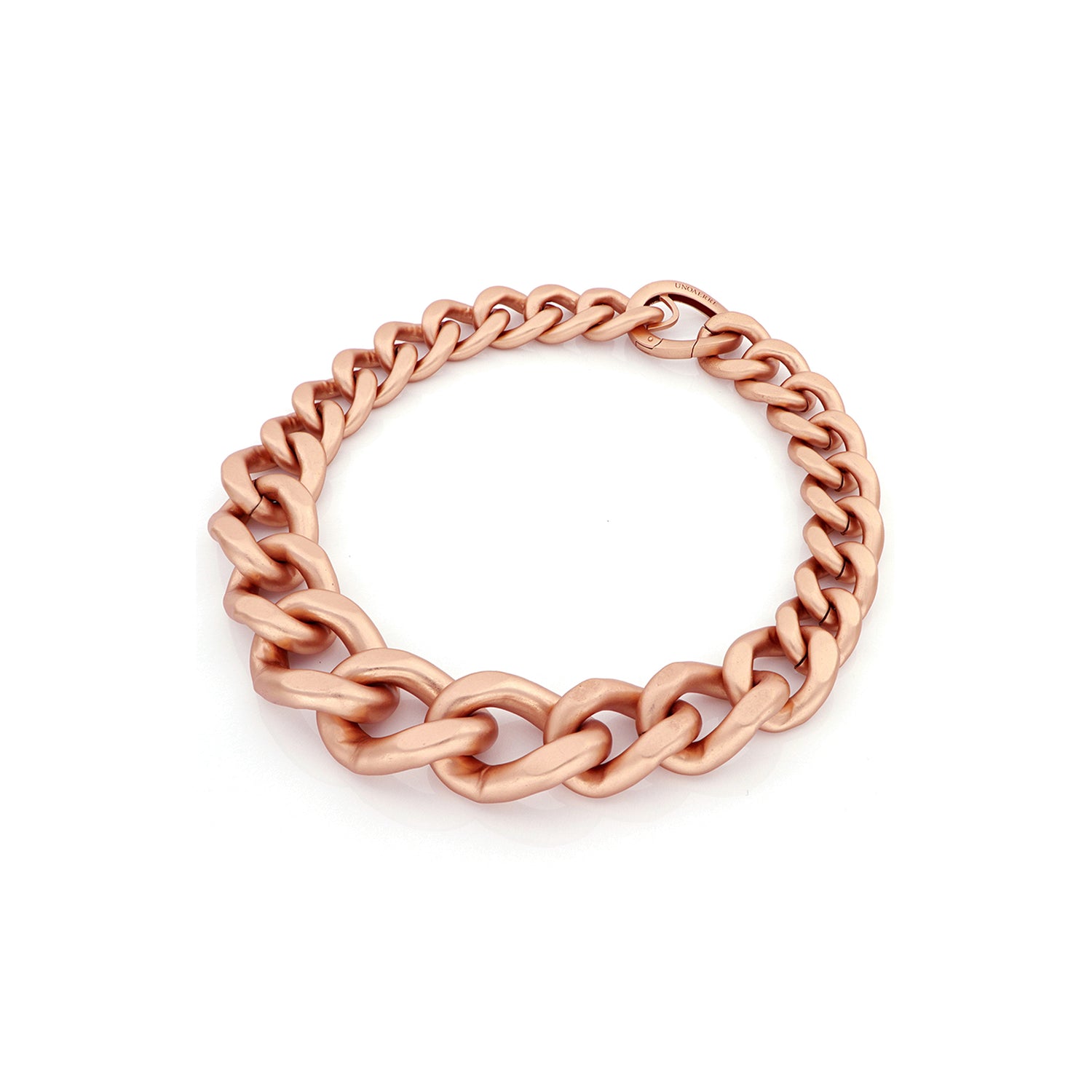 Collana in Ottone con Maxi Catena Grumetta Scalare Unoaerre
