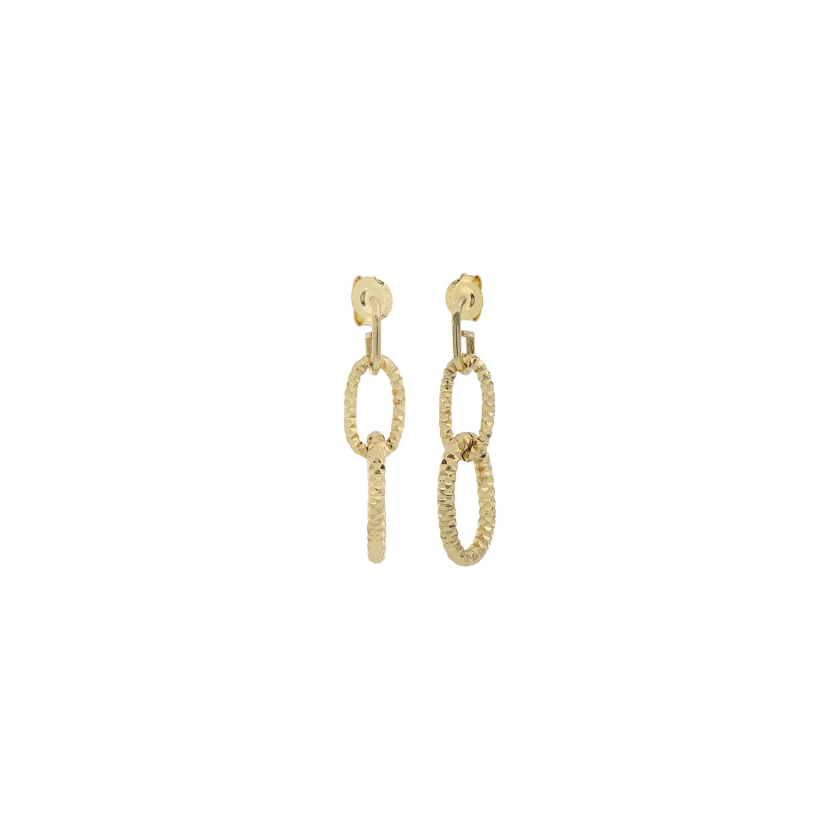 Pendientes de latón dorado Unoaerre