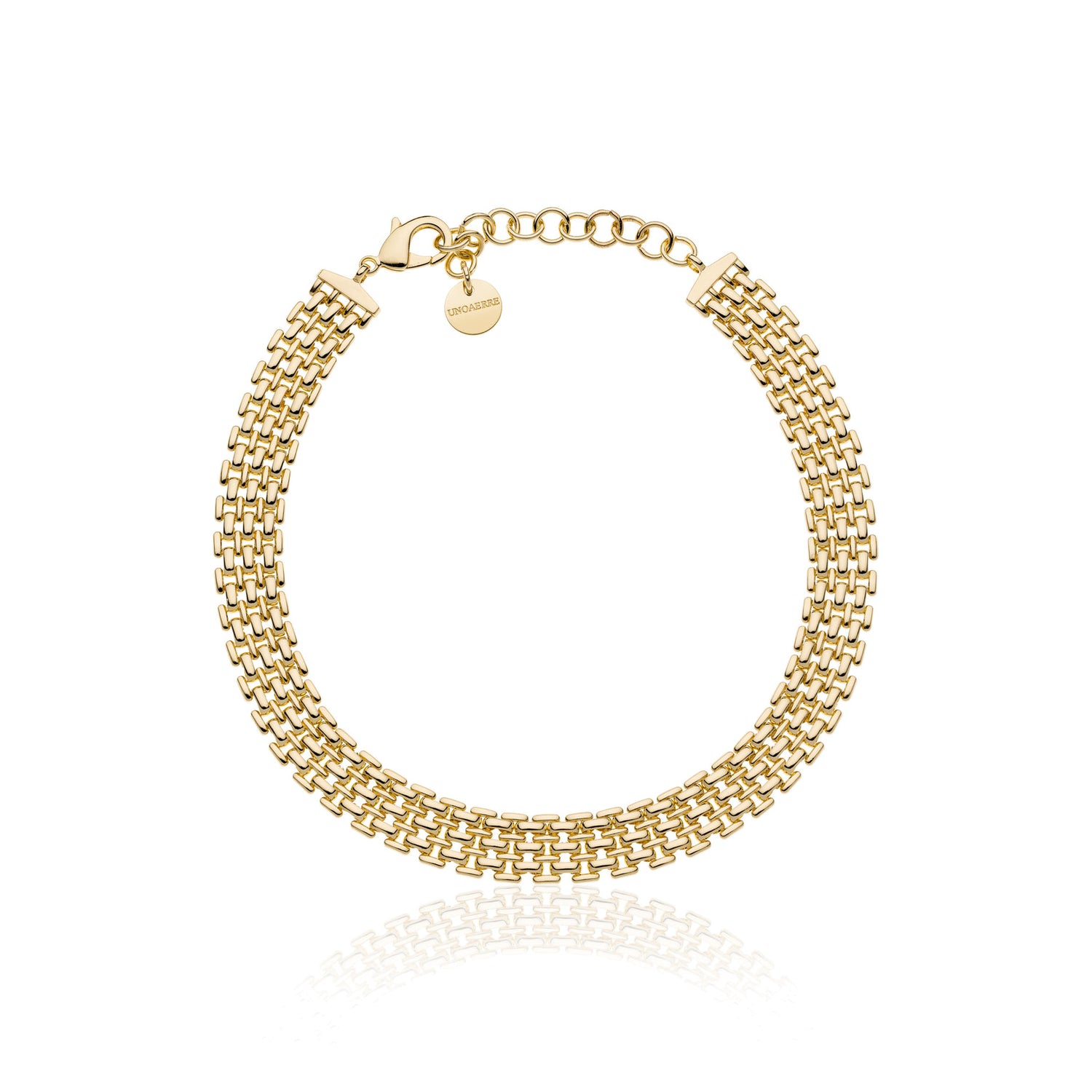 Collana Chocker con Catena Panther Unoaerre