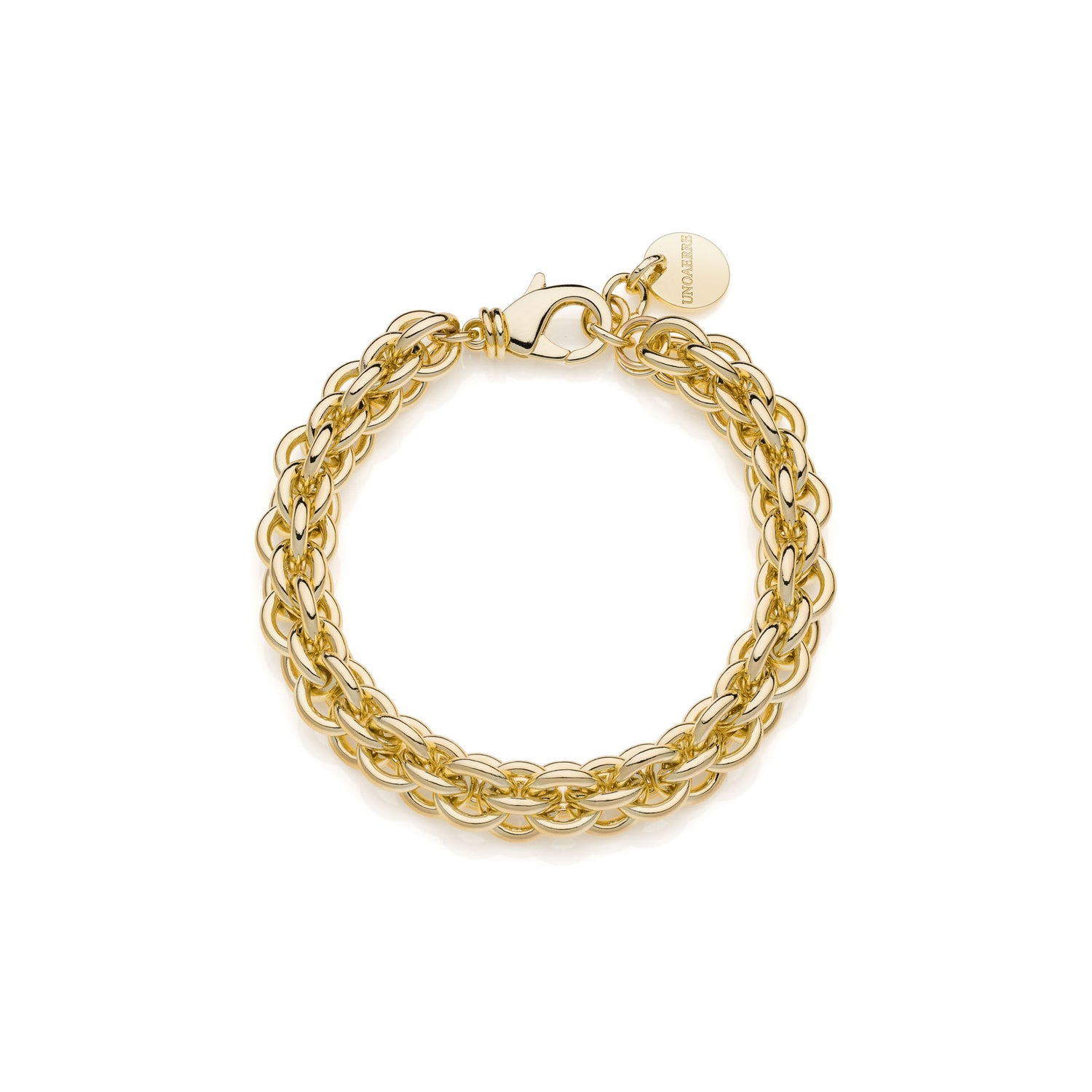 Bracciale Multifilo in Catena Rolò Concatenata Unoaerre
