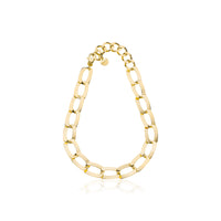Collar con cadena cuadrada plana de latón Unoaerre