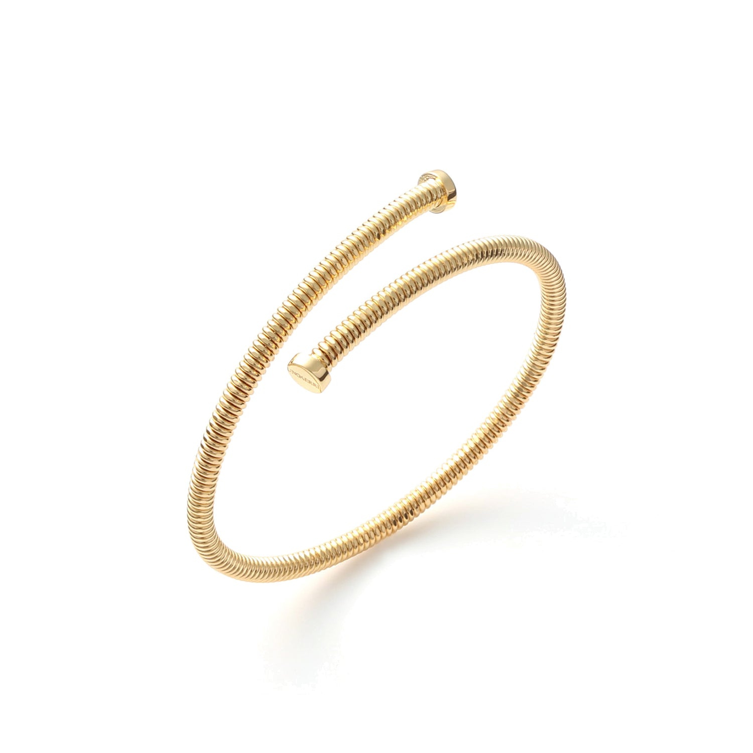 Bracciale Bangle in Catena Coda di Topo Semi Rigida Unoaerre