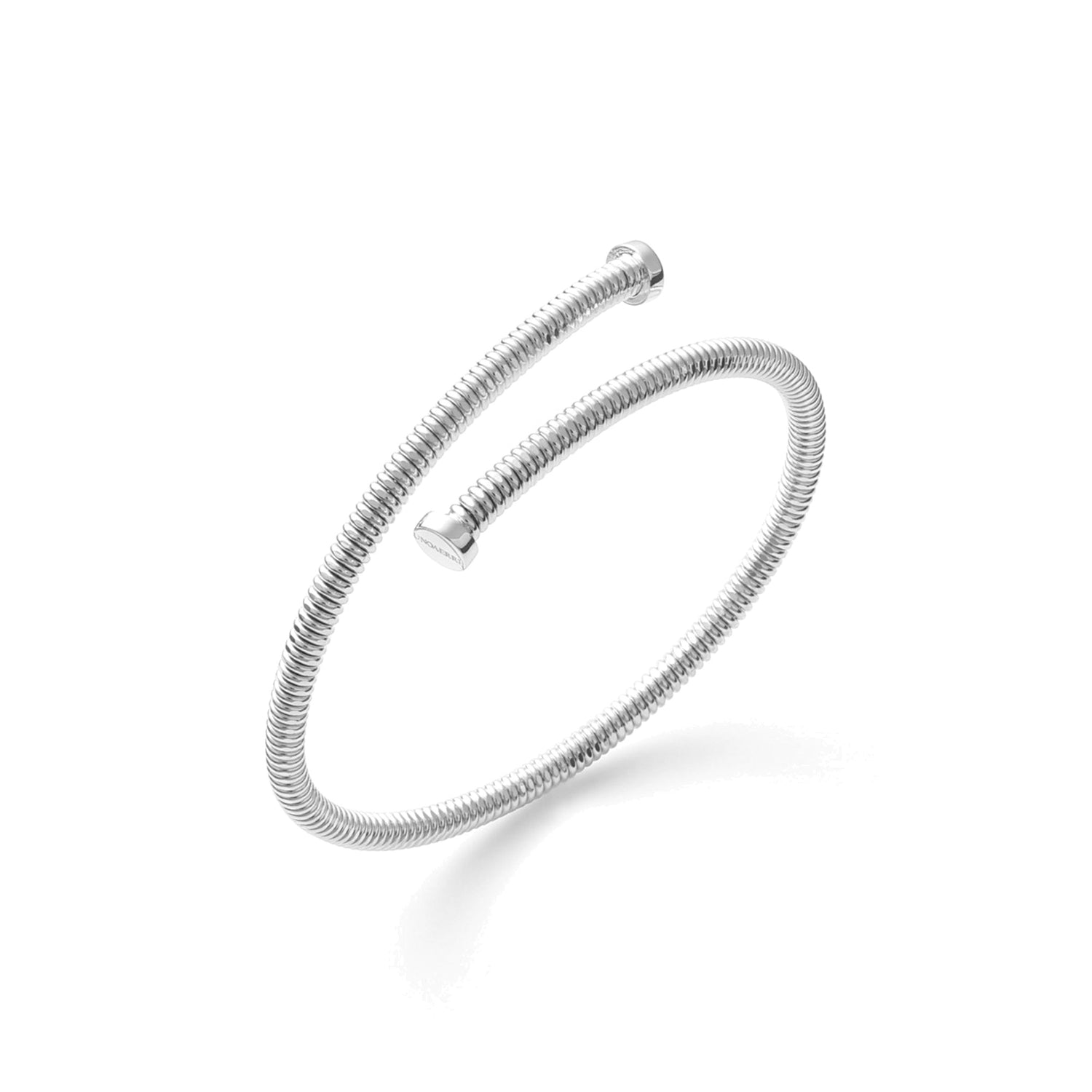 Bracciale Bangle in Catena Coda di Topo Semi Rigida Unoaerre