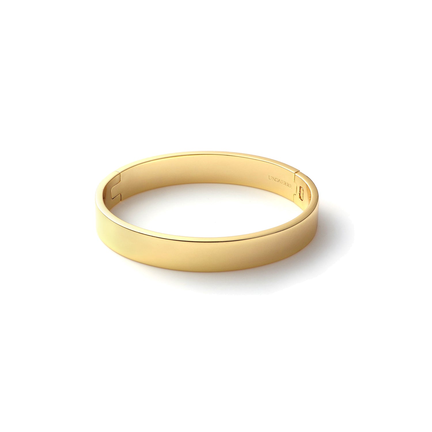 Bracciale Bangle Rigido con Fascia Lucida Liscia, 19,00 Unoaerre