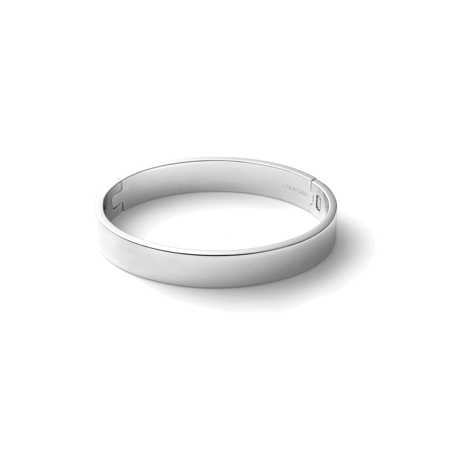 Bracciale Bangle Rigido con Fascia Lucida Liscia, 19,00 Unoaerre