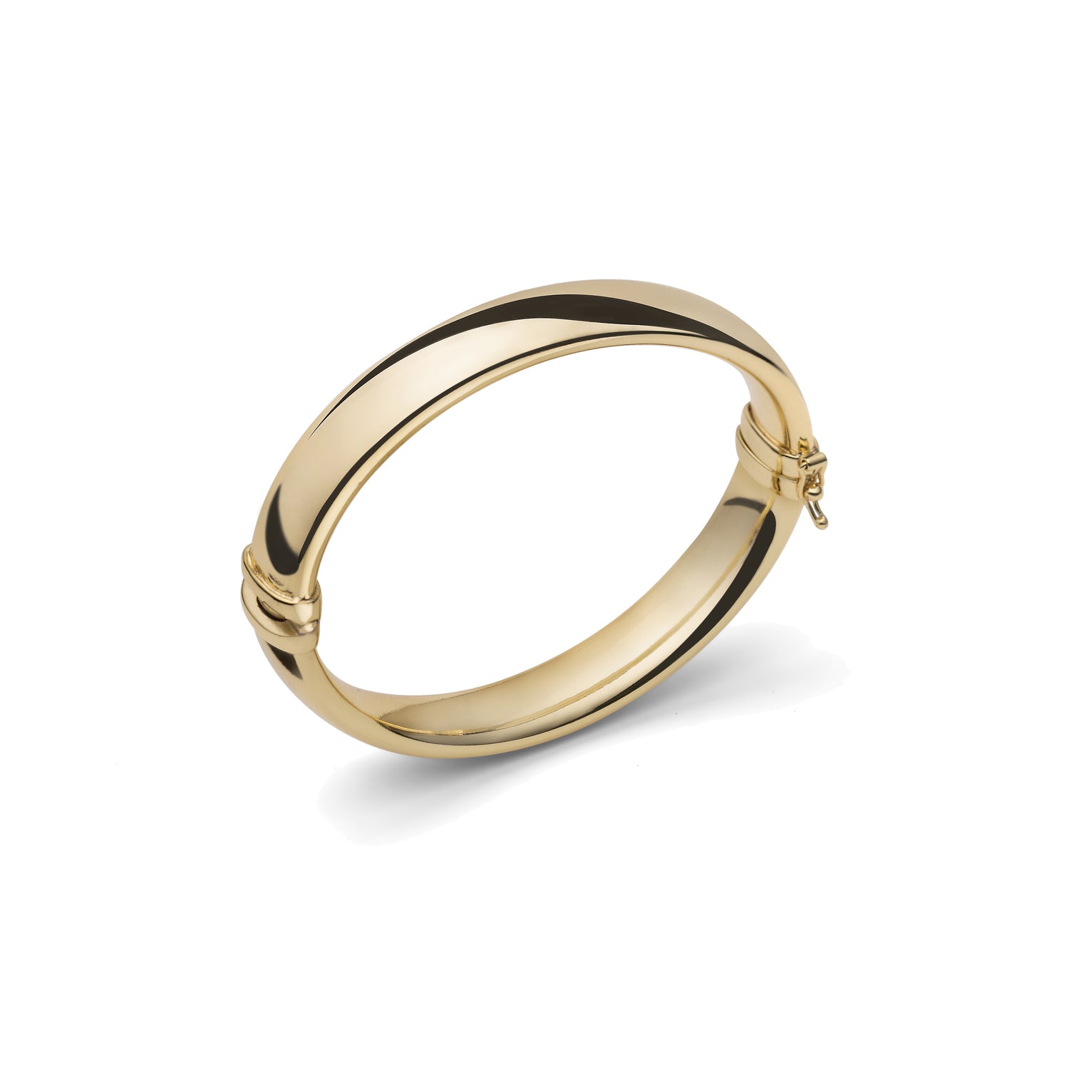 Bracciale Bangle Rigido con Fascia Bombata Lucida 19,00 Unoaerre