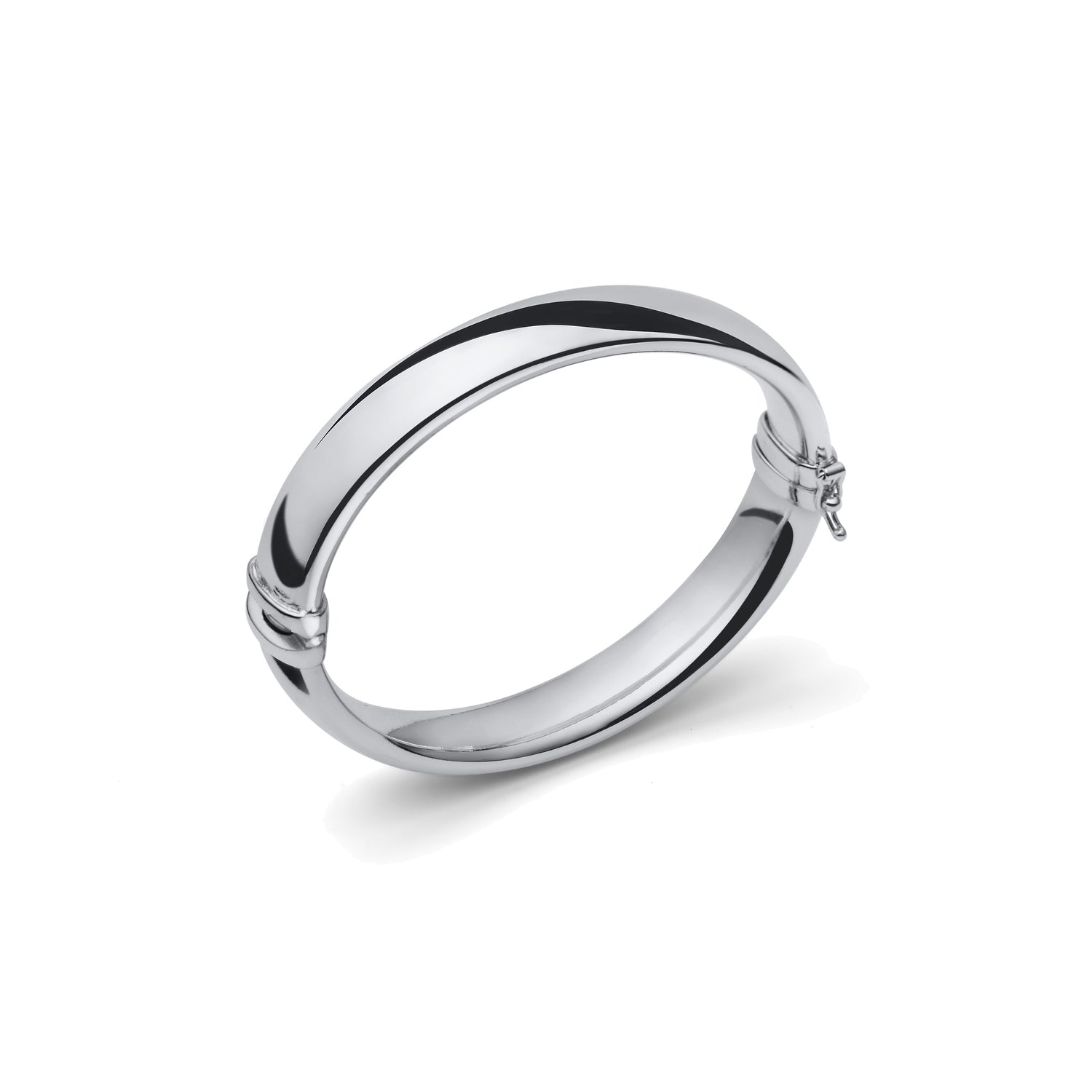 Bracciale Bangle Rigido con Fascia Bombata Lucida 19,00 Unoaerre