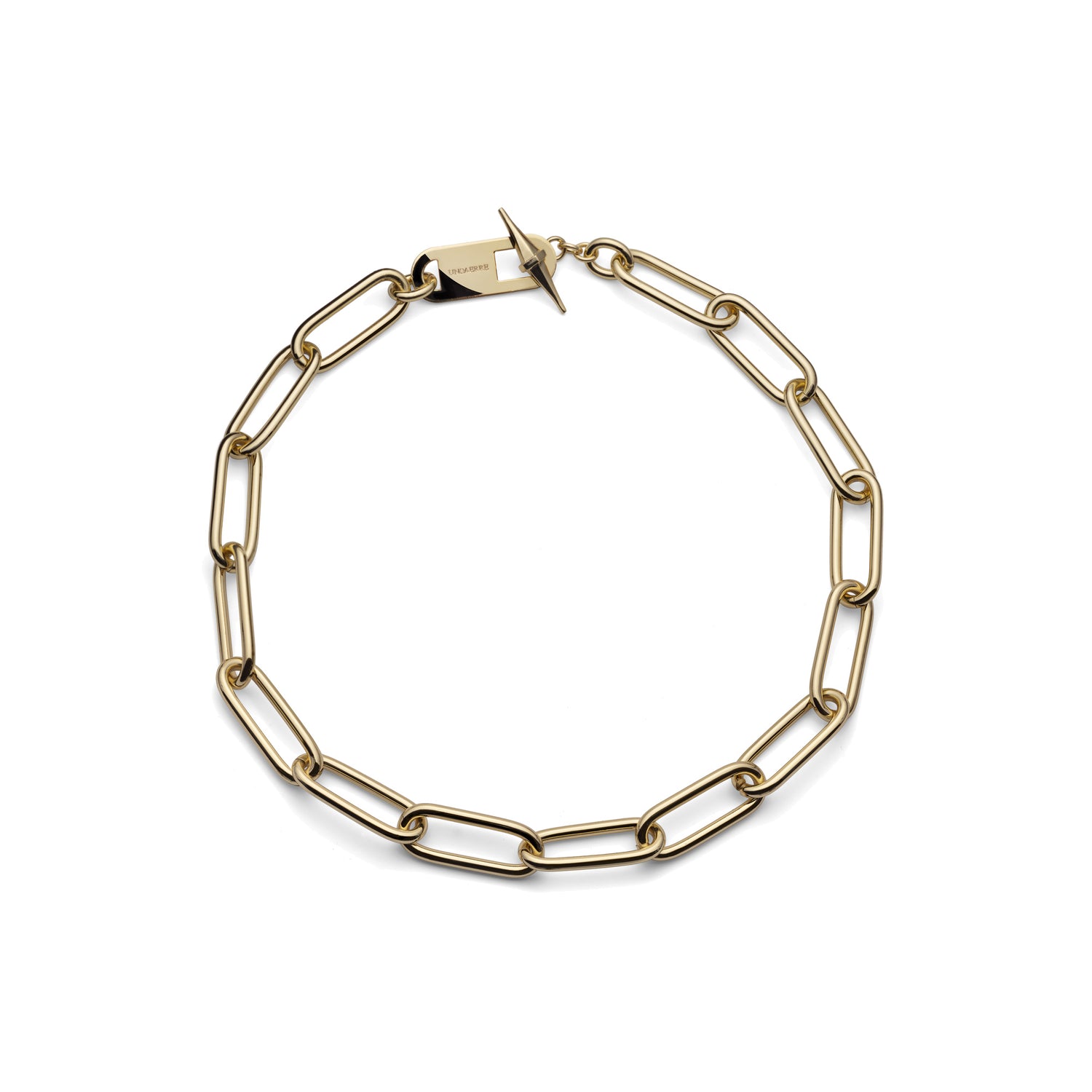 Collana in Catena Forzatina Allungata con Chiusura a T-bar Gioiello Unoaerre