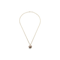 Collar Largo de la Colección Mine con Colgante Grande Esmaltado Arena Brillante Unoaerre