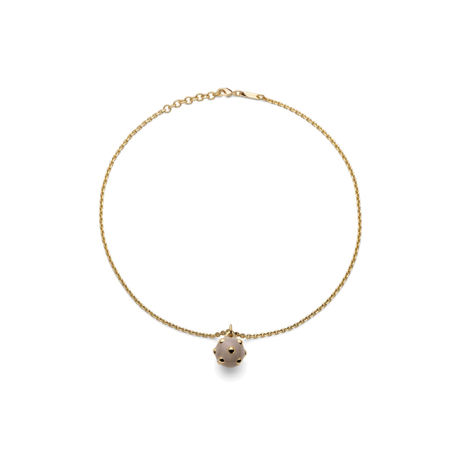 Collana della Collezione Mine con Ciondolo Piccolo Smaltato Sabbia Lucido Unoaerre
