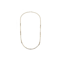 Collar largo de cadena chapada en oro, eslabón tipo traversino Unoaerre