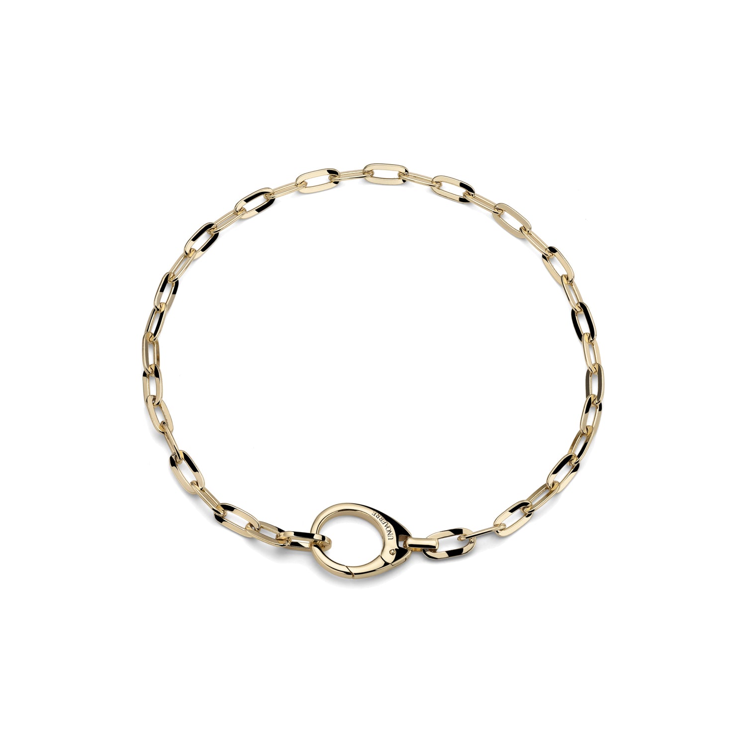 Collana Catena Donna Placcata Oro o Argento, Maxi Moschetton Unoaerre